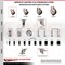 Service Caster 3 Inch 316SS Maroon Polyurethane 12mm Threaded Stem Caster Lock Brake, 2PK SS316TSTTL20S314-PPUB-MRN-M1215-2-S2 - alternate 4